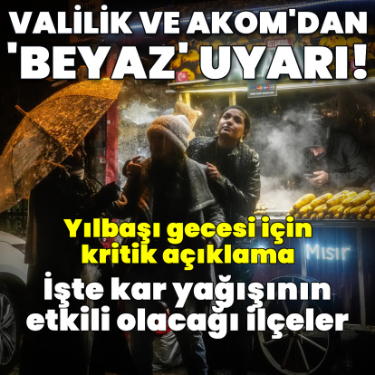 AKOM uyardı! Karla karışık yağmur ve don alarmı!