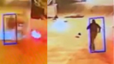 Feci kaza kamerada... 1 can kaybı