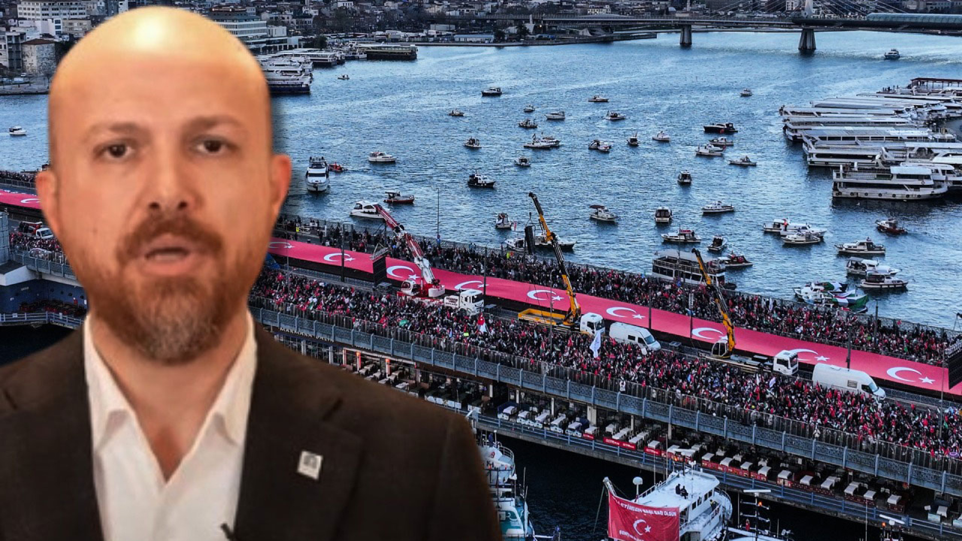 Filistin'e Destek İçin Galata Köprüsü'nde Yürüyüş: 400 STK Katılıyor