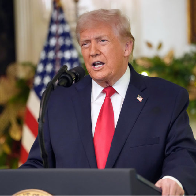 Trump'ın yeni yıl karar "dünyada barış"