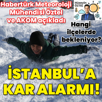 İstanbul'a kar geliyor! Peşe peşe uyarılar! Beyaz örtü nerelerde bekleniyor?