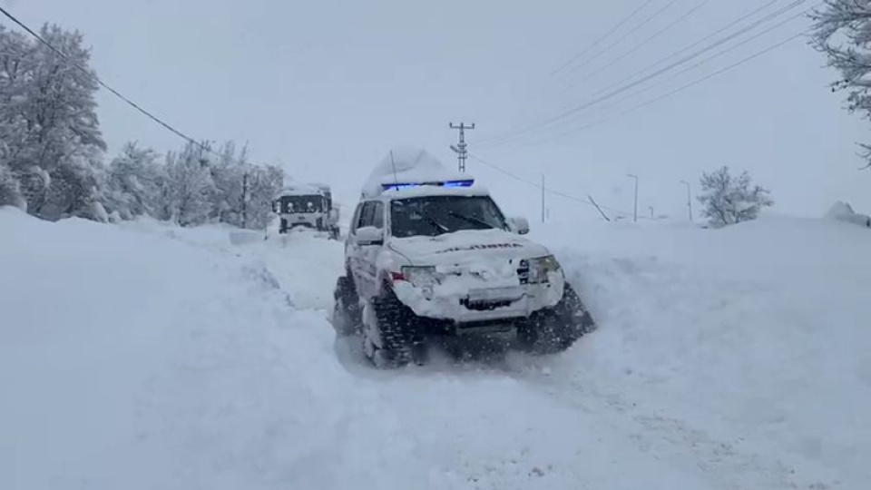 Şırnak'ta kar kalınlığı 2 metre!
