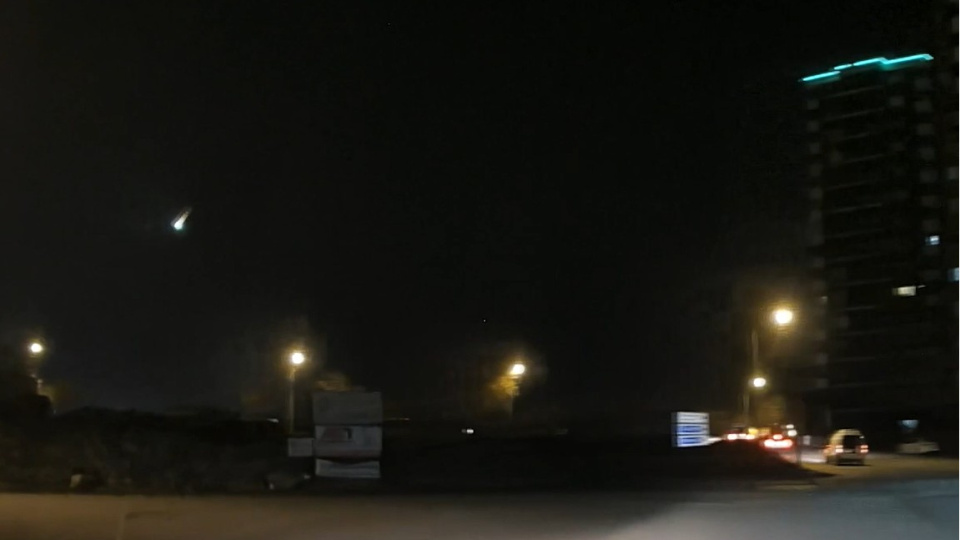 Adana'ya göktaşı düştü