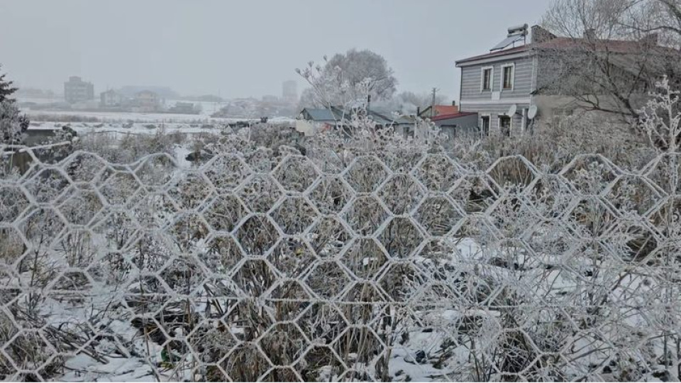 Sibirya değil Göle! Eksi 39.7'yi gördü!
