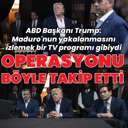 Operasyonu takip anları paylaşıldı