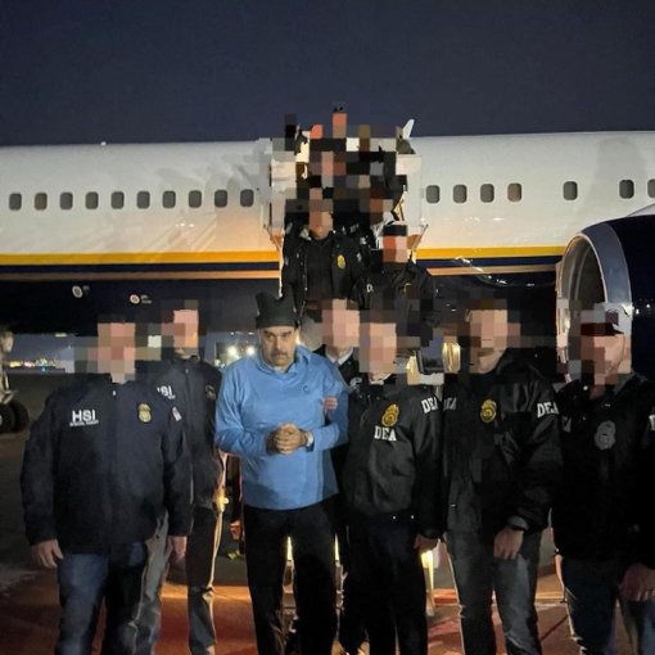 ABD operasyonunun ardından paylaşılan Maduro görüntüleri