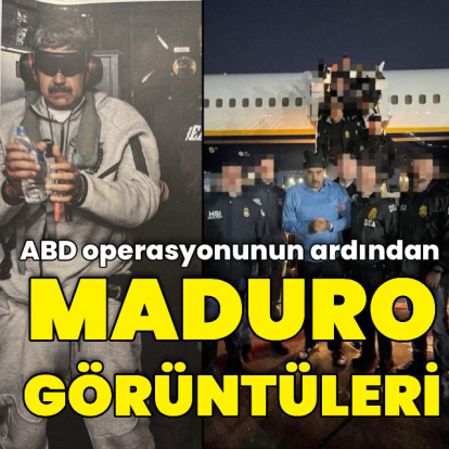 ABD operasyonunun ardından paylaşılan Maduro görüntüleri