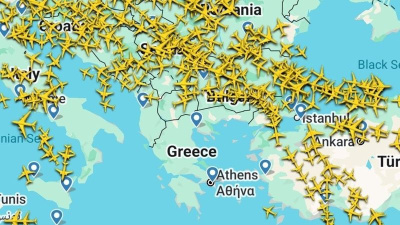 Yunanistan hava sahası kapatıldı