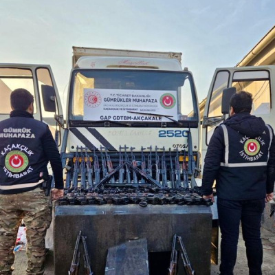 52 silah ile 41 şarjör ele geçirildi