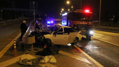 Otomobil ile TIR çarpıştı: 1 ölü