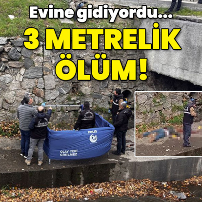 Yürek yakan haber... 3 metrelik ölüm!