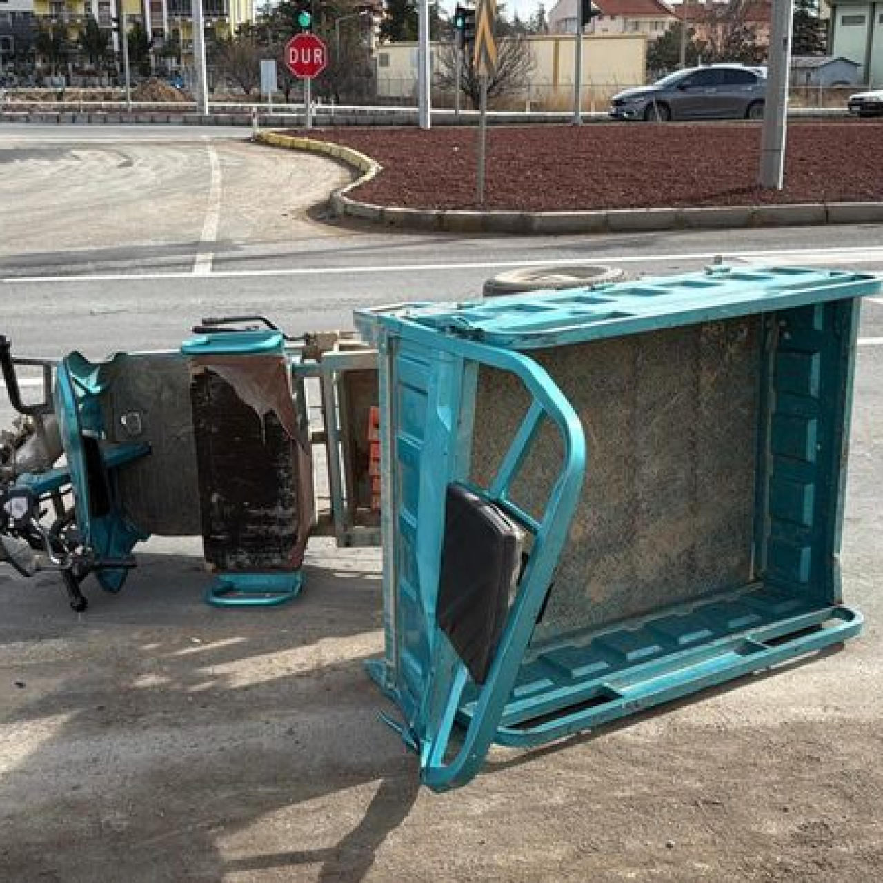 Feci kaza! Genç kadın can verdi