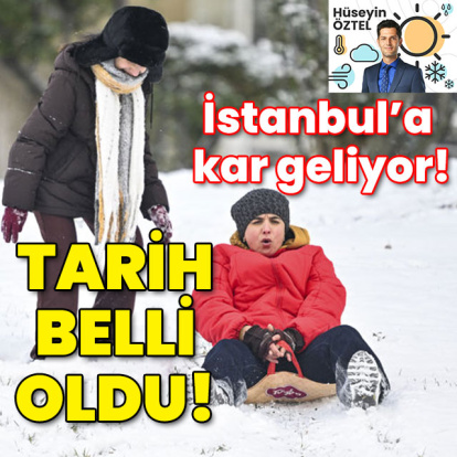 İstanbul'a kar geliyor! Tarih belli oldu!