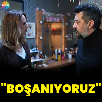 "Boşanıyoruz"