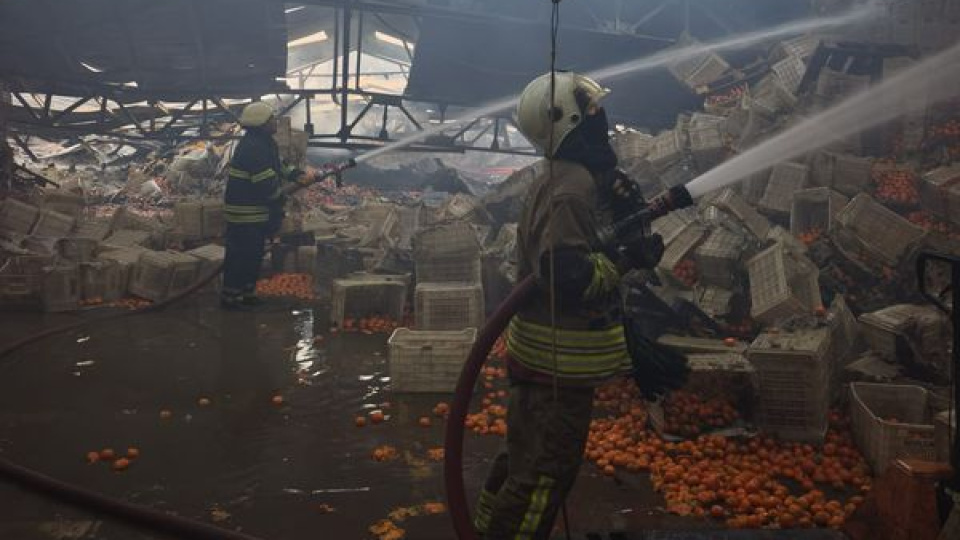 Korkutan yangın! 1 işçi hayatını kaybetti
