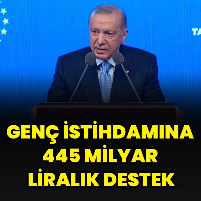 Genç istihdamına 445 milyarlık destek