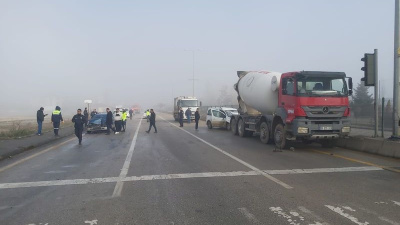 Ankara'da zincirleme kazalar: 5 yaralı