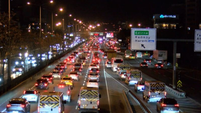 İstanbul'da trafik yoğunluğu yüzde 81'e çıktı