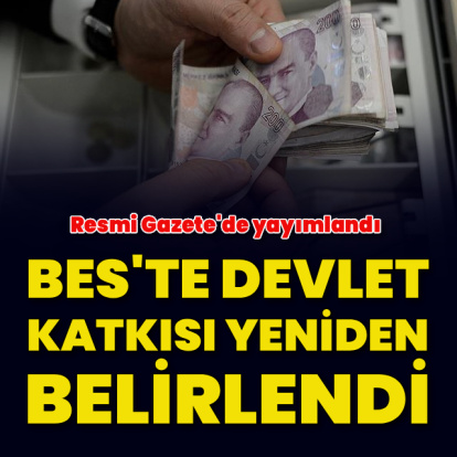 BES'te devlet katkısı yeniden belirlendi