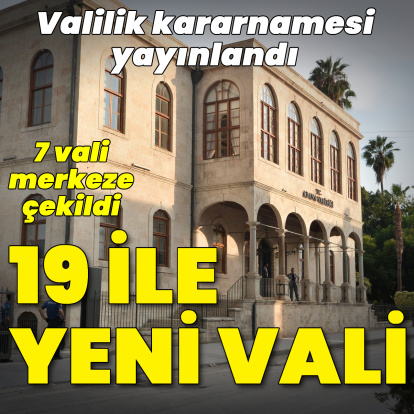 Valiler Kararnamesi yayımlandı