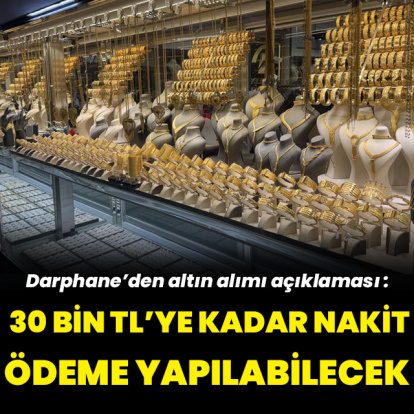 Darphane'den altın alımı açıklaması