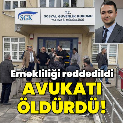 Emekliliği reddedildi avukatı öldürdü