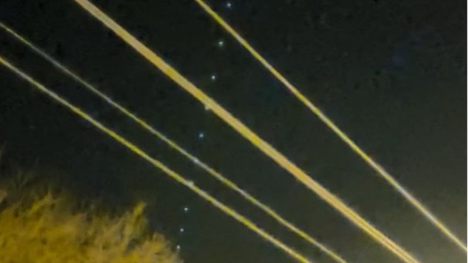 Starlink uyduları Bursa'da görüntüledi