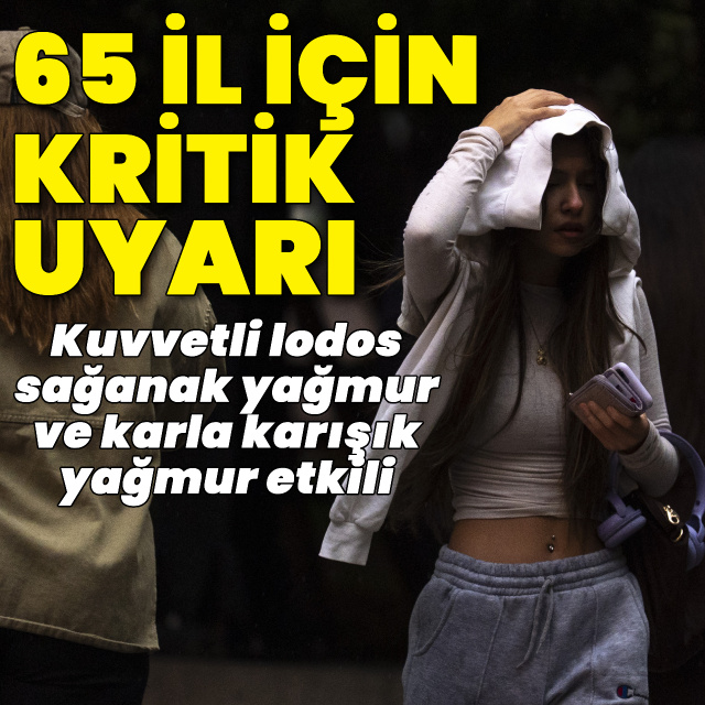 Lodos, sağanak yağmur ve kar bekleniyor
