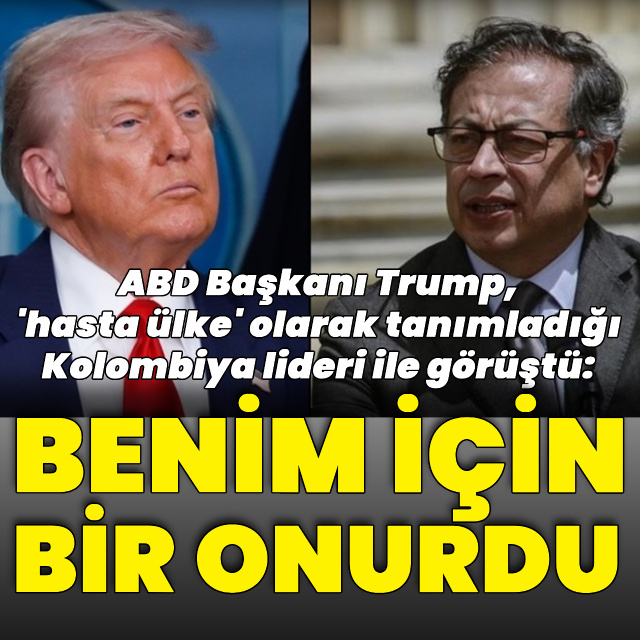 Trump, Petro ile telefonda görüştü