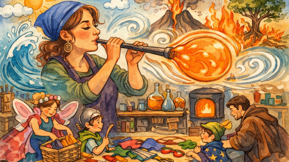 Cam, ışık ve hayal gücüyle örülü bir öğrenme programı