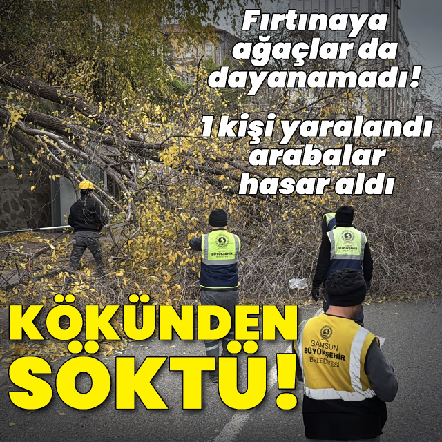 Birçok ilde fırtına felaketi!