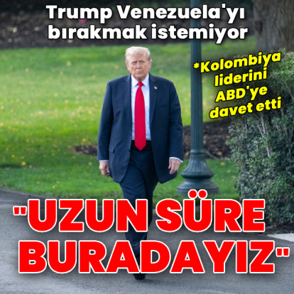 Trump: Uzun süre Venezuela'dayız