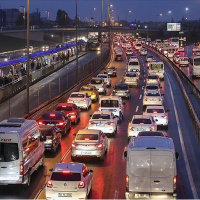 İstanbul'da trafik yoğunluğu yüzde 81'e çıktı