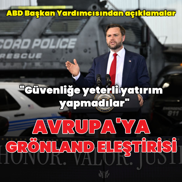 Vance'ten Avrupa'ya eleştiri