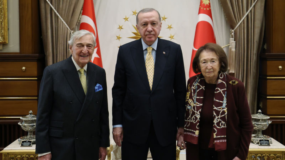 Cumhurbaşkanı Erdoğan, Koç ve Arsel'i kabul etti