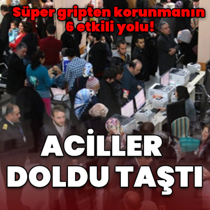 Süper gripten korunmanın 6 etkili yolu!