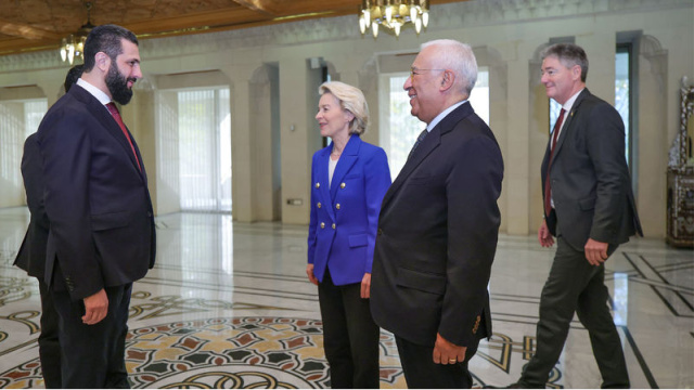 Şara, AB yetkilileriyle görüştü