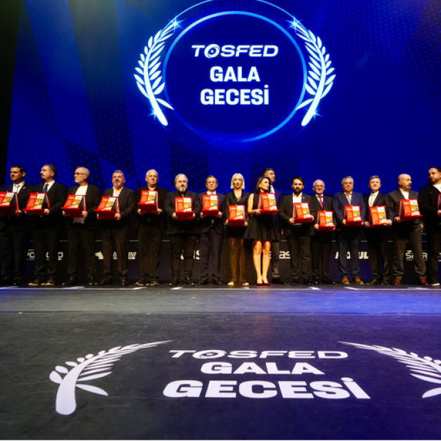 TOSFED Gala Gecesi İstanbul'da yapıldı