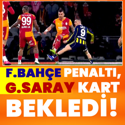 Dev derbide penaltı ve kart itirazı!