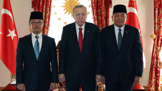 Cumhurbaşkanı Erdoğan, Endonezyalı bakanları kabul etti