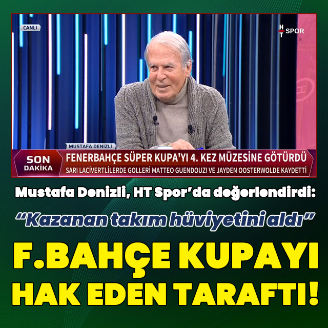 "Fenerbahçe kupayı hak eden taraftı!"