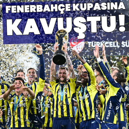 Fenerbahçe kupasına kavuştu!