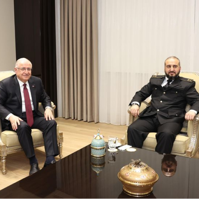 Bakan Güler, Suriye Savunma Bakanı ile görüştü