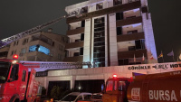 Bursa'da otel yangını: 8 kişi dumandan etkilendi