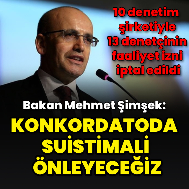 "Konkordatoda suistimali önleyeceğiz"