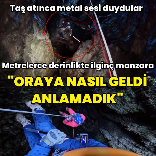 Keşif için girdikleri mağarada karşılaştılar