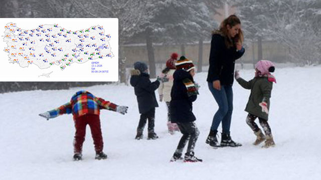 İstanbul'a kar yağacak mı? İşte Türkiye'nin kar raporu...