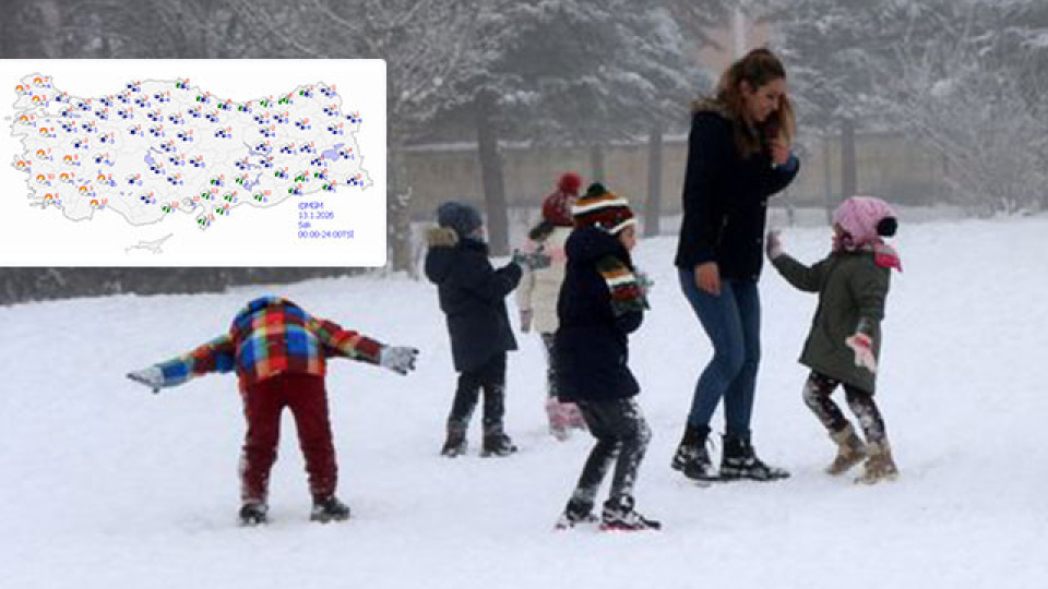 İstanbul'a kar yağacak mı? İşte Türkiye'nin kar raporu...