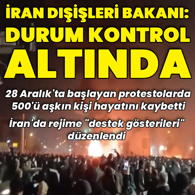 İran'da can kaybı 500'ü aştı