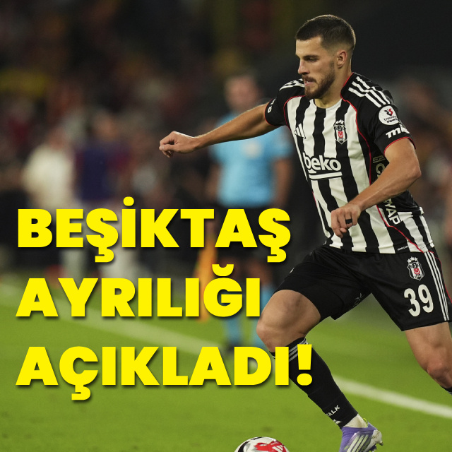 Beşiktaş'ta ayrılık açıklandı: David Jurasek
